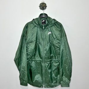 Nike Sportswear Green Summerized Windrunner Jacket Women’s Size S NWT SAMPLE
